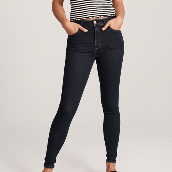 low rise ankle jeans abercrombie